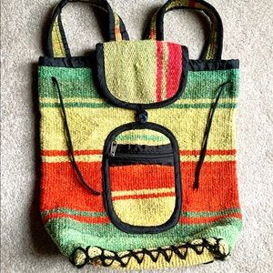 Handmade Hippie Boho Backpack